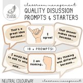 Respectful Discussion Sentence Starters & Prompts | Neutra