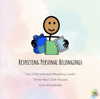 Preview of Respecting Personal Belongings Social Story
