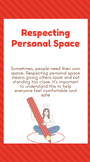 Respecting Personal Space Social Story