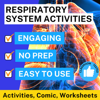 Preview of Respiratory System Activities, Worksheets, Breathing