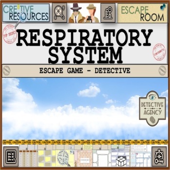 Preview of Respiratory System Biology Science Escape Room