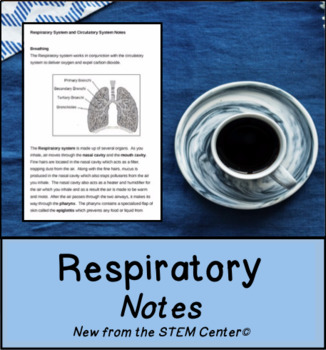 Preview of Respiratory System & Breathing - Distance Learning