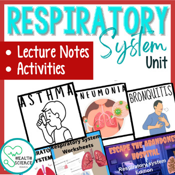 Preview of Respiratory System Bundle for Health Sciences Students