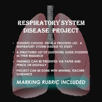 Preview of Respiratory System Disease Project (Human Anatomy and Physiology)