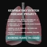 Respiratory System Disease Project (Human Anatomy and Physiology)