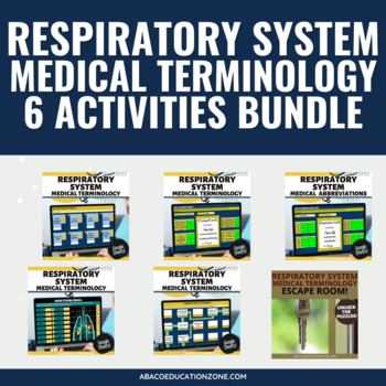 Preview of Respiratory System Medical Terminology Activities Bundle