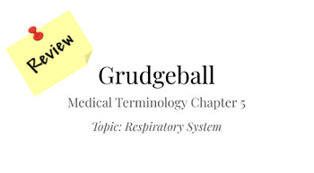 Preview of Respiratory System - Medical Terminology Review