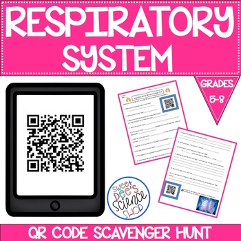 Preview of Respiratory System QR Code Scavenger Hunt