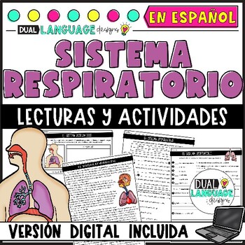 Preview of Respiratory System Spanish Reading Comprehension | Sistema respiratorio