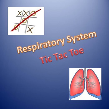 Preview of Respiratory Tic Tac Toe