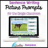 Respond to a Picture Prompt AROUND THE FARM Sentence Writi