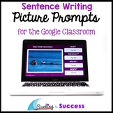 Respond to a Picture Prompt Sentence Writing for the Google Classroom