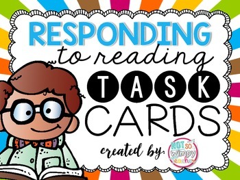 Preview of Responding to Reading Task Cards