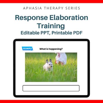 Preview of Response Elaboration Training for aphasia therapy and expressive language