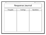 Response Journal - Blank Template