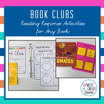 Preview of Book Club Activities - Reading Graphic Organizers