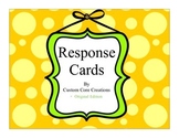 Response Task Cards