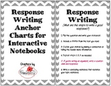 Response Writing Anchor Charts for Interactive Notebooks