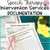 Response to Early Intervention Forms for the Speech Pathol