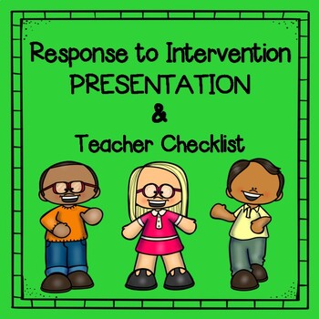 Preview of Response to Intervention (RTI):  Introduction Presentation & Teacher Checklist