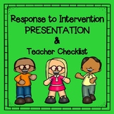 Response to Intervention (RTI):  Introduction Presentation