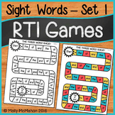 Response to Intervention Sight Words Games Set One