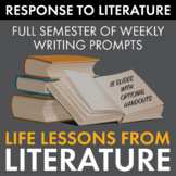 Response to Literature Bell-Ringer Writing Tasks, Quickwri