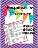 Response to Literature Rubric