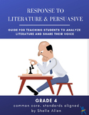 Response to Literature and Persuasive Writing - Grade 4