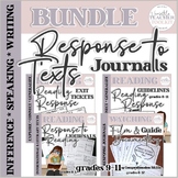 Response to Reading Journals BUNDLE (movies, information a