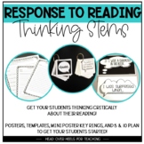 Response to Reading Thinking Stems {Posters, Key Rings, Te