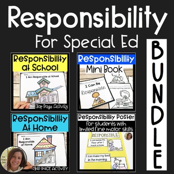 Preview of Responsibility Lessons BUNDLE | Special Education and Autism Resource