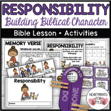 Responsibility Bible Lesson and Activities, Bible Characte