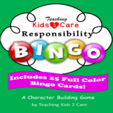 Responsibility Bingo - Social Emotional Learning Game