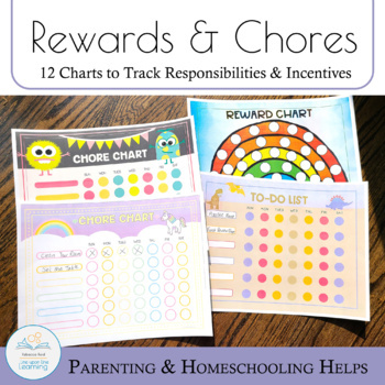 Responsibility Charts, Reward Charts, and Chore Charts by Rebecca Reid