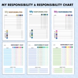 Responsibility Chore Chart for Kids , Kids Chore Checklist