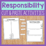 Responsibility Cut And Paste Activities For Character Educ