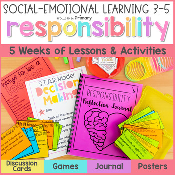 Preview of Responsibility, Leadership, & Decision Making SEL Activities Social Skills Games