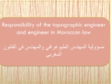 Responsibility Of The Topographic Engineer And Engineer in