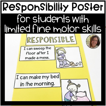 Responsibility Means That It Is Up To You Motivational School Classroom POSTER 