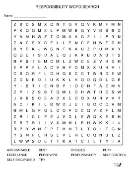 word search responsibility ratings