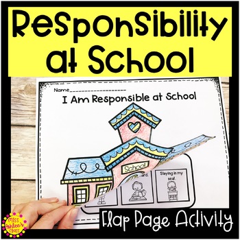 Preview of Responsibility Lesson | Taking Responsibility at School