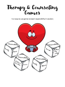 Preview of Therapy and counseling games- responsibility and self-control