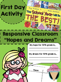 Responsive Classroom Hope & Dreams Activity & Bulletin Board