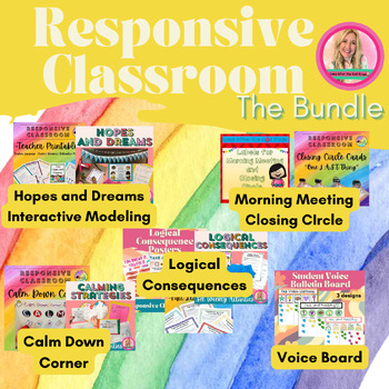 Preview of Responsive Classroom Bundle (classroom management)