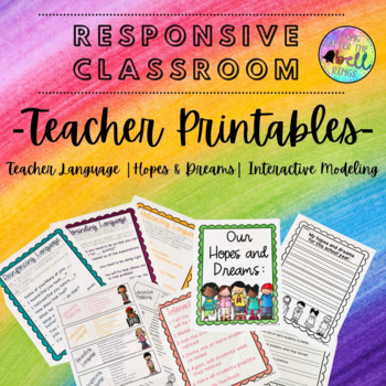 Responsive Classroom Hopes And Dreams Worksheets Teaching Resources Tpt