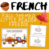 Ressource Gratuite! French Fall Themed Emergent Reader Freebie!