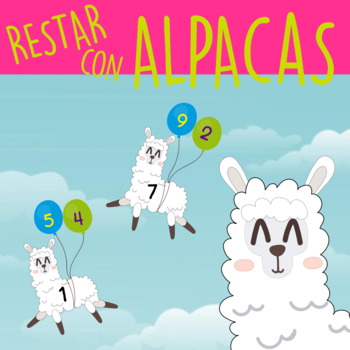 Preview of Restar con alpacas
