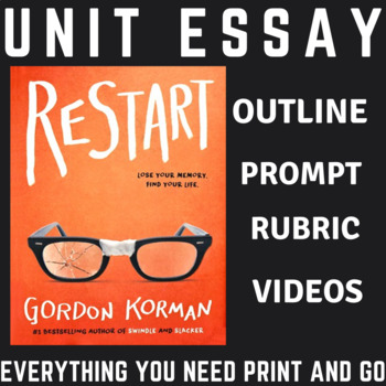 Preview of Restart Gordon Korman Comprehensive Essay