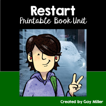 Preview of Restart Novel Study: vocabulary, comprehension questions, writing, skills